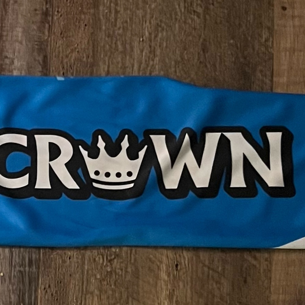 ⚽️💙CLTFC 💙⚽️MLS Blue and White SILKY Scarf with black fringe - Picture 7 of 12